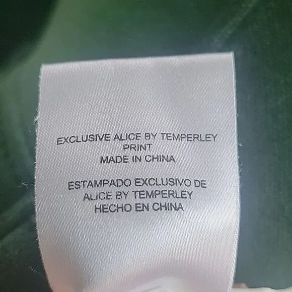 NEW Alice Temperley Red Russian Floral Rose Holiday Silk Maxi Long Skirt 6 M - Picture 11 of 15